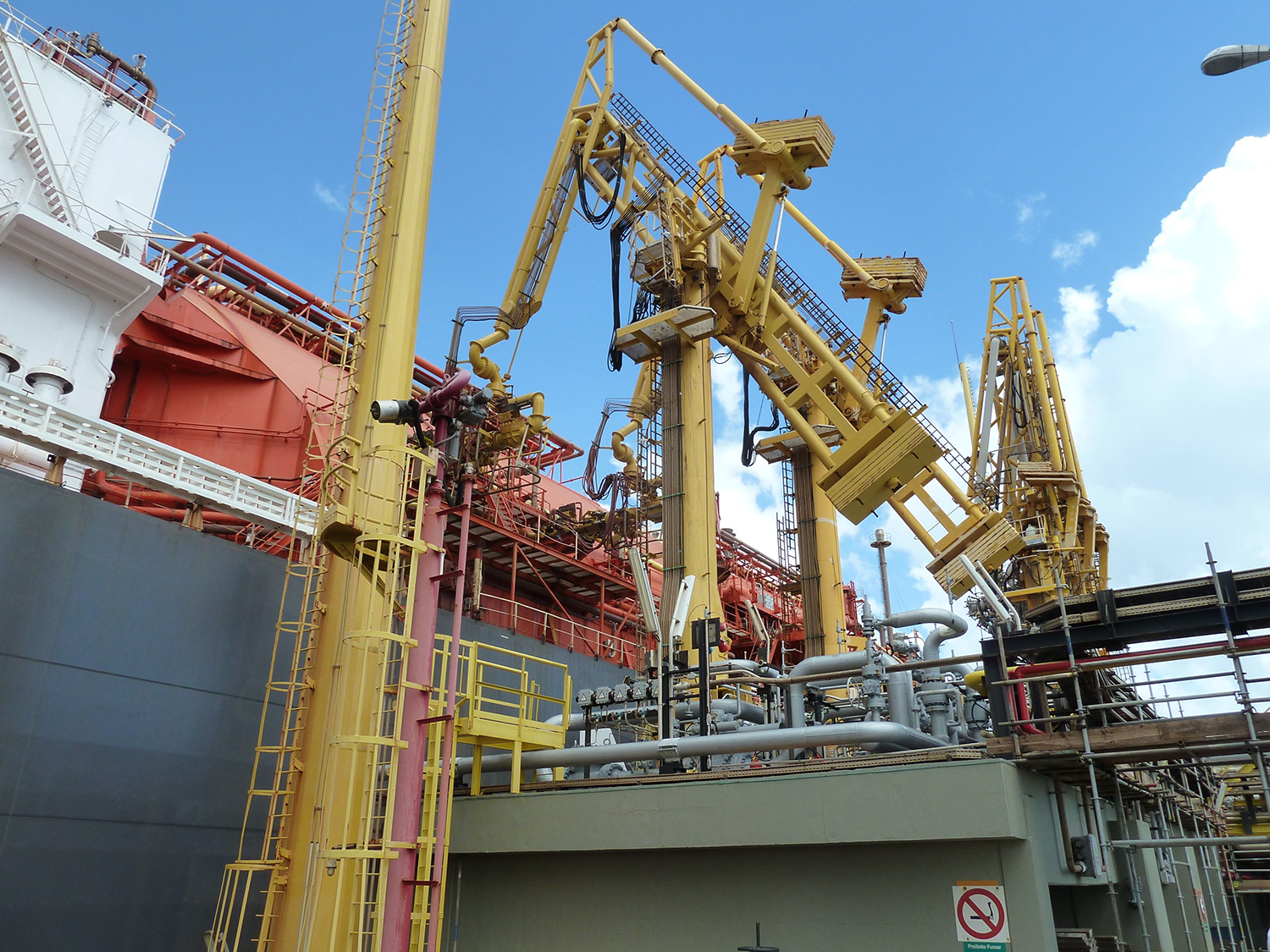 Marine Loading Arm B0300 12IN High Pressure Natural Gas Brazil